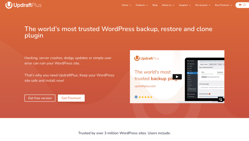 UpdraftPlus wordpress - copias de seguridad WordPress
