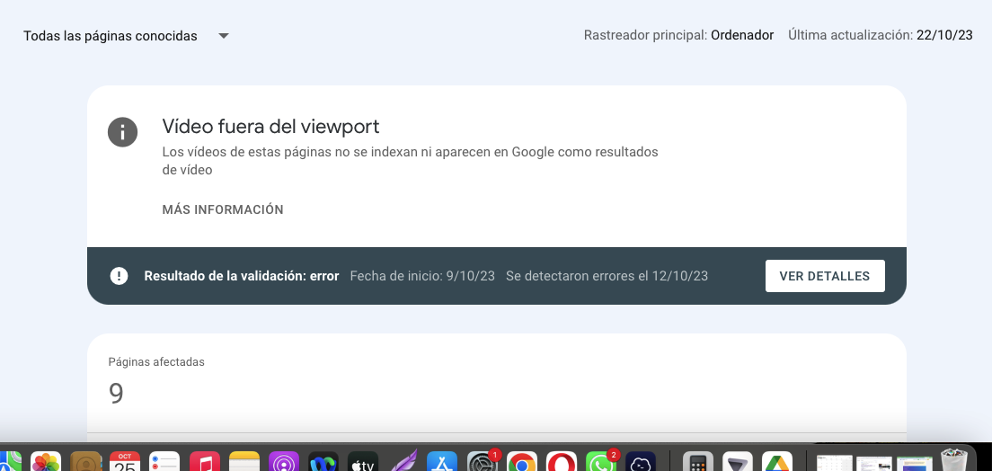 Vídeo fuera del viewport