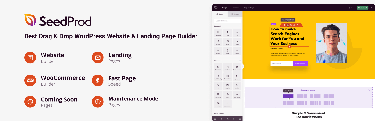 Website Builder by SeedProd — Theme Builder, Landing Page Builder, Coming Soon Page, Maintenance Mode, Cómo activar el modo mantenimiento en WordPress
