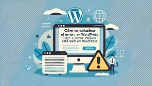 Ha Habido un Error Crítico en Esta Web