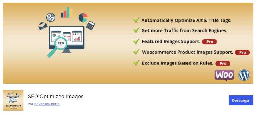 añadir el atributo alt en una imagen en WordPress,SEO Optimized Images